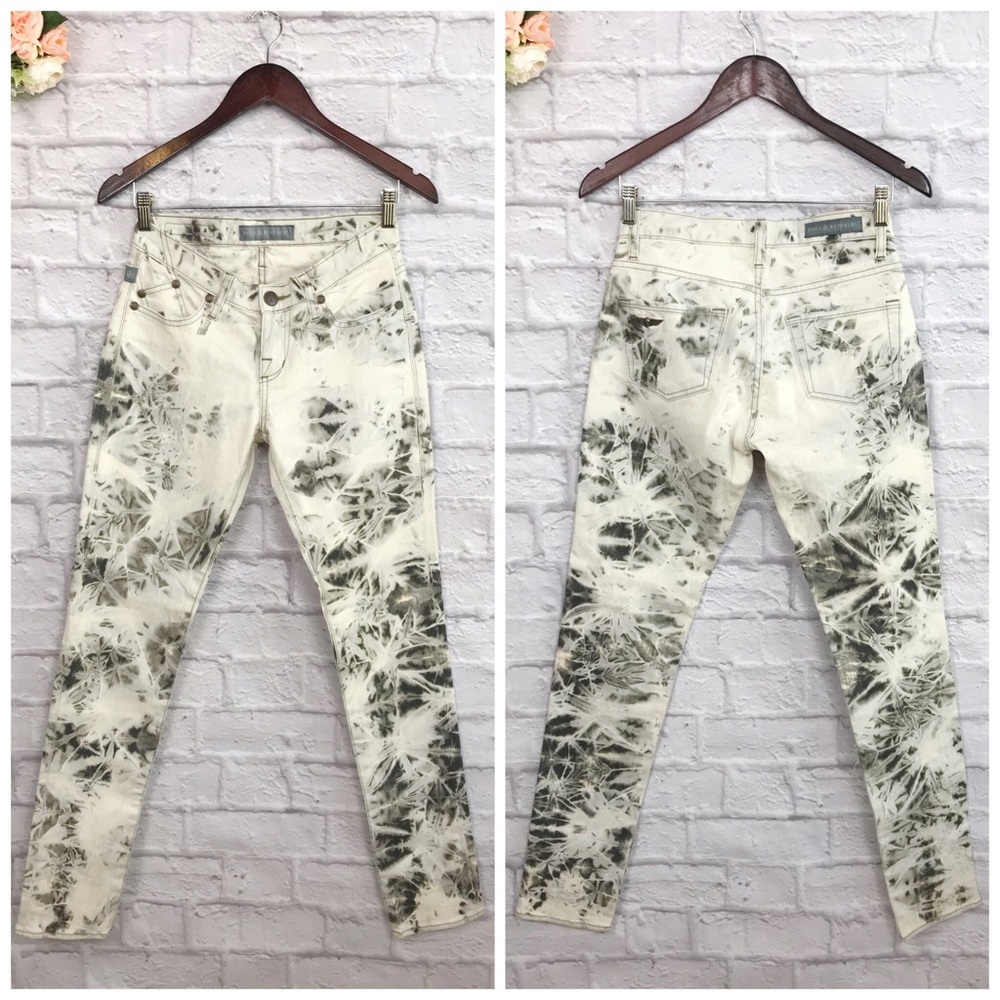 Rock & Republic jeans tie dye and glitter size 4